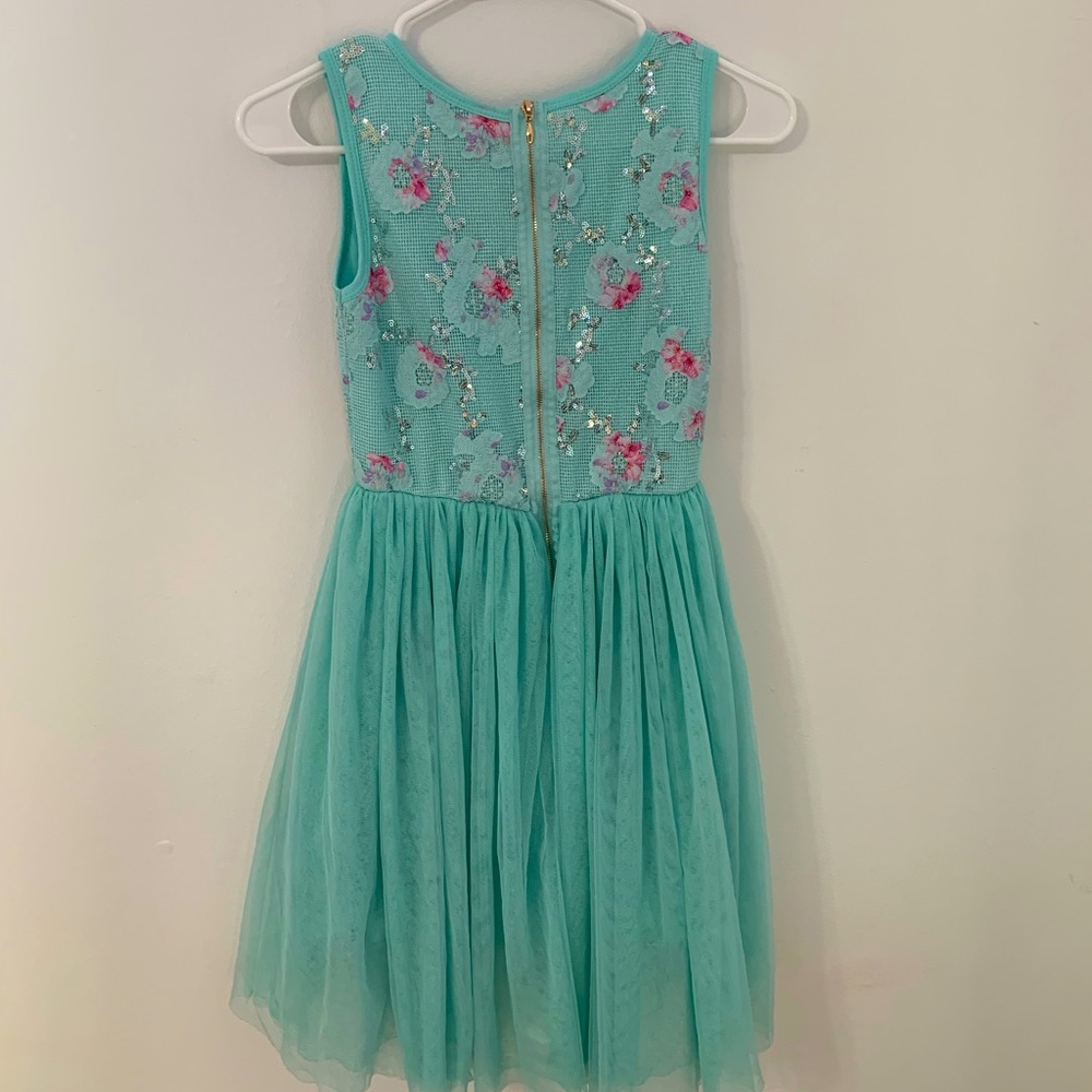Blue Girls Formal Dress